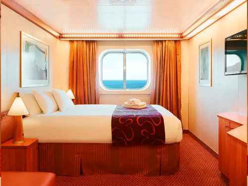 Imagem da Cabine Externa do Navio Costa Favolosa