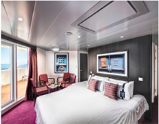 Imagem da Cabine SUITE AUREA do Navio MSC Virtuosa